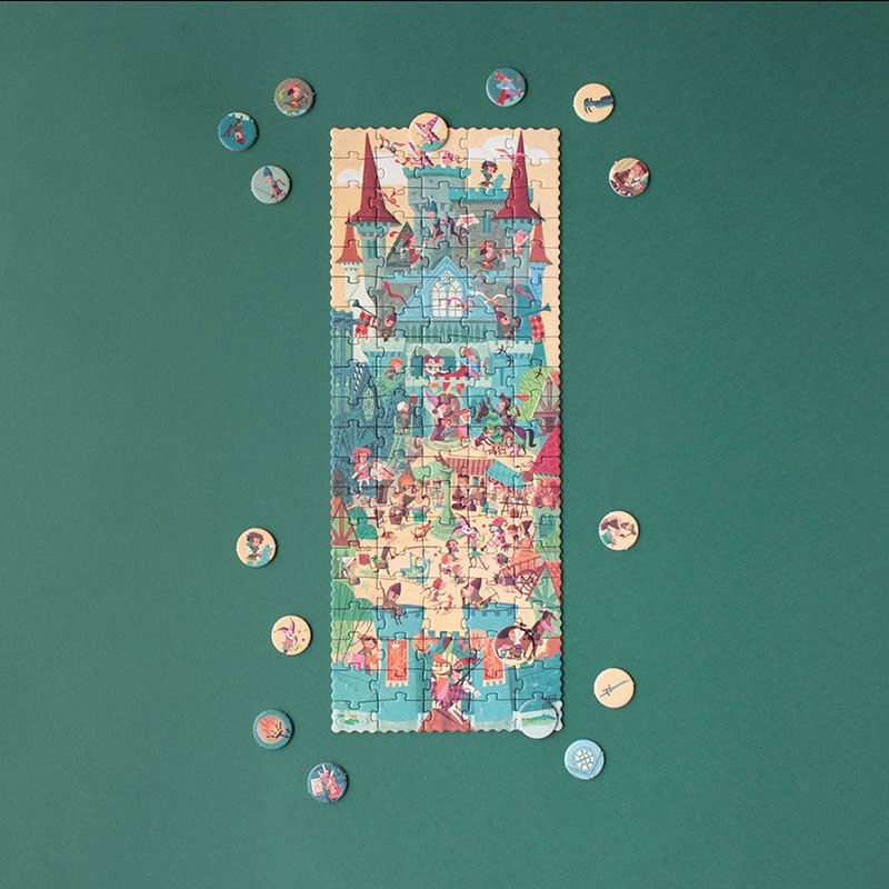 Medieval puzzle in pocket format